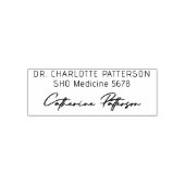 Medische Doctor Gezondheidsartsen Handtekening Naa Zelfinktende Stempel (Design)