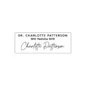 Medische Doctor Gezondheidsartsen Handtekening Naa Zelfinktende Stempel (Design)