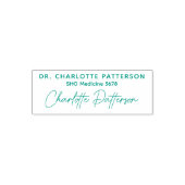 Medische Doctor Gezondheidsartsen Handtekening Naa Zelfinktende Stempel (Design)