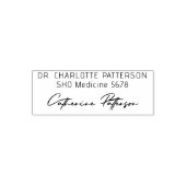 Medische Doctor Gezondheidsartsen Handtekening Naa Zelfinktende Stempel (Design)