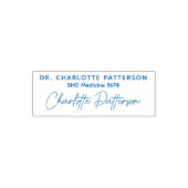 Medische Doctor Gezondheidsartsen Handtekening Naa Zelfinktende Stempel (Design)