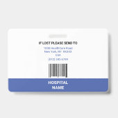 MEDISCHE DOCTOR NUREUZE Noodtoestand Badge (Back)