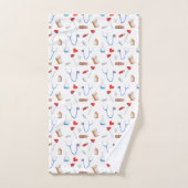 Medische Doktersapparatuur Patroon Bad Handdoek (Handdoek)