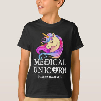 Medische Eenhoorn Diabetes Bewustzijn T-shirt