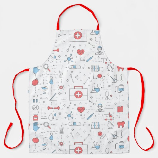 Medische elementen schort (Voorkant)