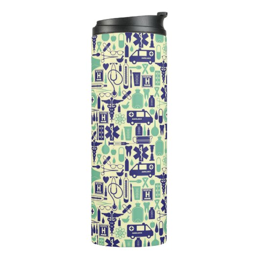 Medische elementen thermosbeker (Gedraaid links)