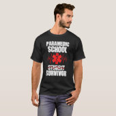 Medische EMS-student Paramedische School Surviof T-shirt (Voorkant volledig)