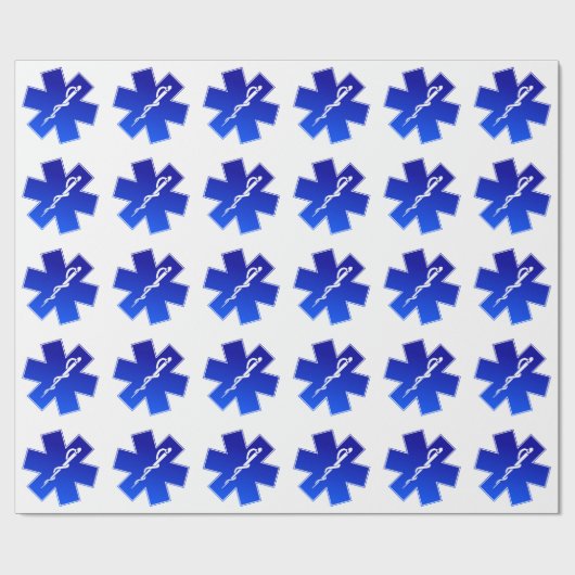 Medische EMS-symbool Cadeaupapier (Vlak)