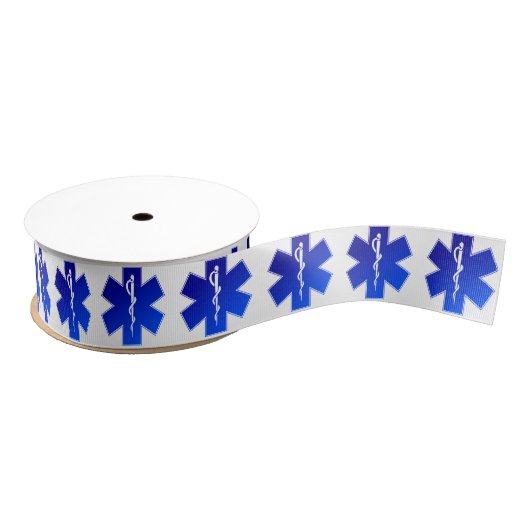Medische EMS-symbool Grosgrain Lint (Spoel)