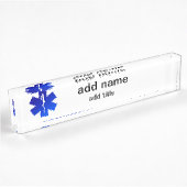 Medische EMS-symbool Naambordje