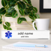 Medische EMS-symbool Naambordje