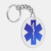 Medische EMS-symbool Sleutelhanger (Voorkant Links)