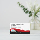 Medische EMT Ambulance Visitekaartje (Staand voorkant)