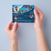 Medische en gezondheidszorg-webinar flyer (Hand)