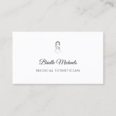 Medische Estheet Minimalistisch Elegant Visitekaartje (Voorkant)