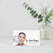 Medische esthetiek en plastische chirurgie visitekaartje (Staand voorkant)