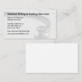 Medische facturering en codering visitekaartje (Voorkant / Achterkant)