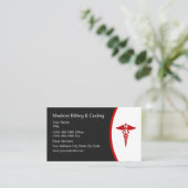 Medische facturering en codering visitekaartje (Staand voorkant)