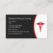 Medische facturering en codering visitekaartje (Voorkant)