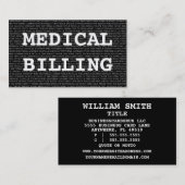 Medische facturering Medische woorden Visitekaartje (Voorkant / Achterkant)