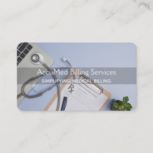 Medische facturering visitekaartje (Voorkant)