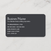 Medische facturering visitekaartje (Achterkant)
