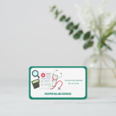 Medische facturering visitekaartje (Staand voorkant)