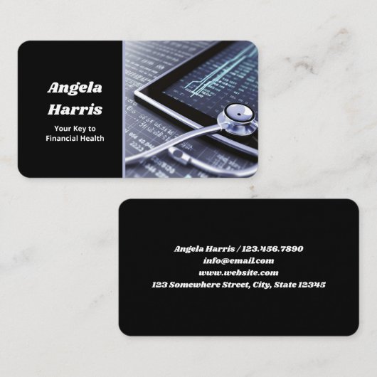 Medische facturering visitekaartje (Voorkant / Achterkant)