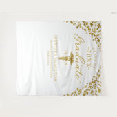 Medische Faculteit White Gold Afstudeerachtergrond Wandkleed (Voorkant (horizontaal))