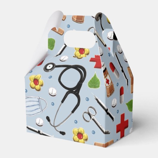 Medische feestdoos bedankdoosjes (Voorkant Zijde)