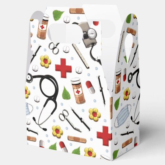 Medische feestdoos bedankdoosjes (Geopend)