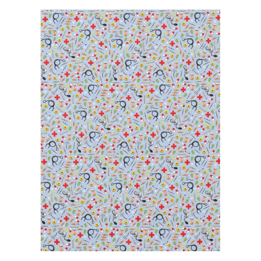 Medische feesttablet tafelkleed (Voorkant)