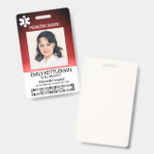 Medische Field Photo Badge - Kinderverpleegkundige (Front & Back)