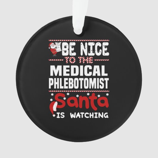 Medische flebotomist ornament (voorkant)