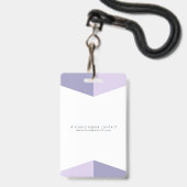 Medische foto-ID identificatie Plastic badge (Achterkant met lanyard)