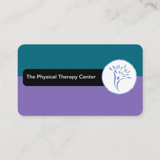 Medische fysiotherapeut Visitekaartjes (Voorkant)