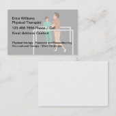 Medische fysische therapist Thema Visitekaartjes (Voorkant / Achterkant)