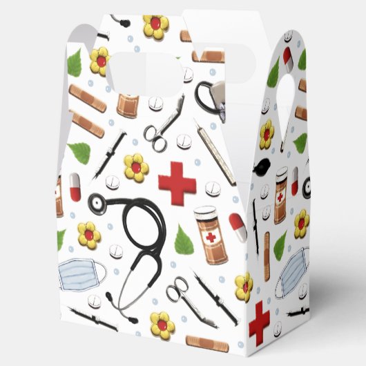 Medische gebeurtenis bedankdoosjes (Geopend)