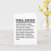 Medische geneticus kaart (Gele Bloem)