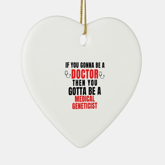 Medische geneticus keramisch ornament (Rechts)