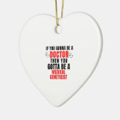 Medische geneticus keramisch ornament (Links)