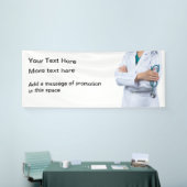 Medische gezondheidsuitneembare promotiedanner bin spandoek (Beurs)