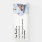Medische gezondheidsuitneembare promotiedanner bin spandoek (Verticaal)