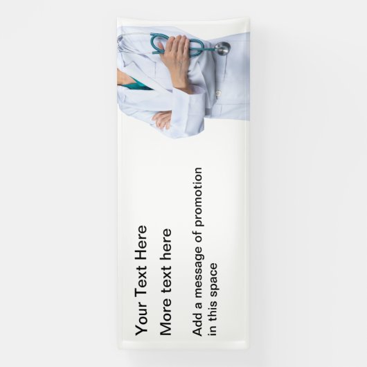 Medische gezondheidsuitneembare promotiedanner bin spandoek (Verticaal)
