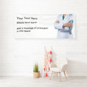 Medische gezondheidsuitneembare promotiedanner bin spandoek (Insitu)