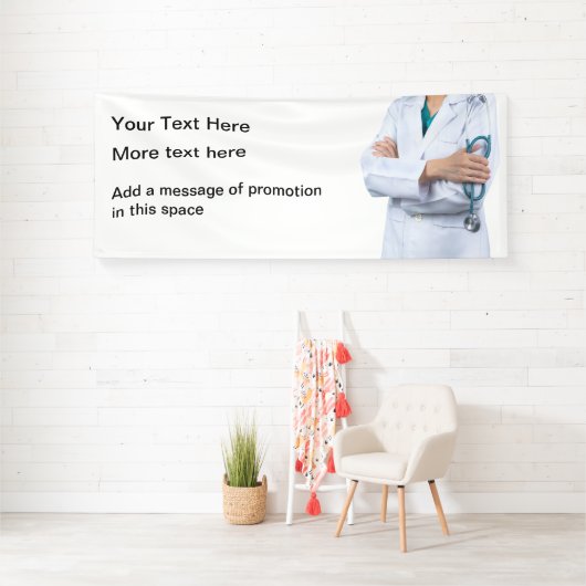 Medische gezondheidsuitneembare promotiedanner bin spandoek (Insitu)