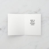 Medische gezondheidszorg feestdagen kaart (Binnen)