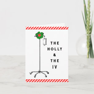 Medische gezondheidszorg feestdagen kaart