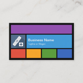 Medische gezondheidszorg - Kleurrijke Tegels Creat Visitekaartje