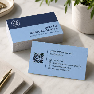 Medische Gezondheidszorg Kliniek Dokter Blauw Prof Visitekaartje